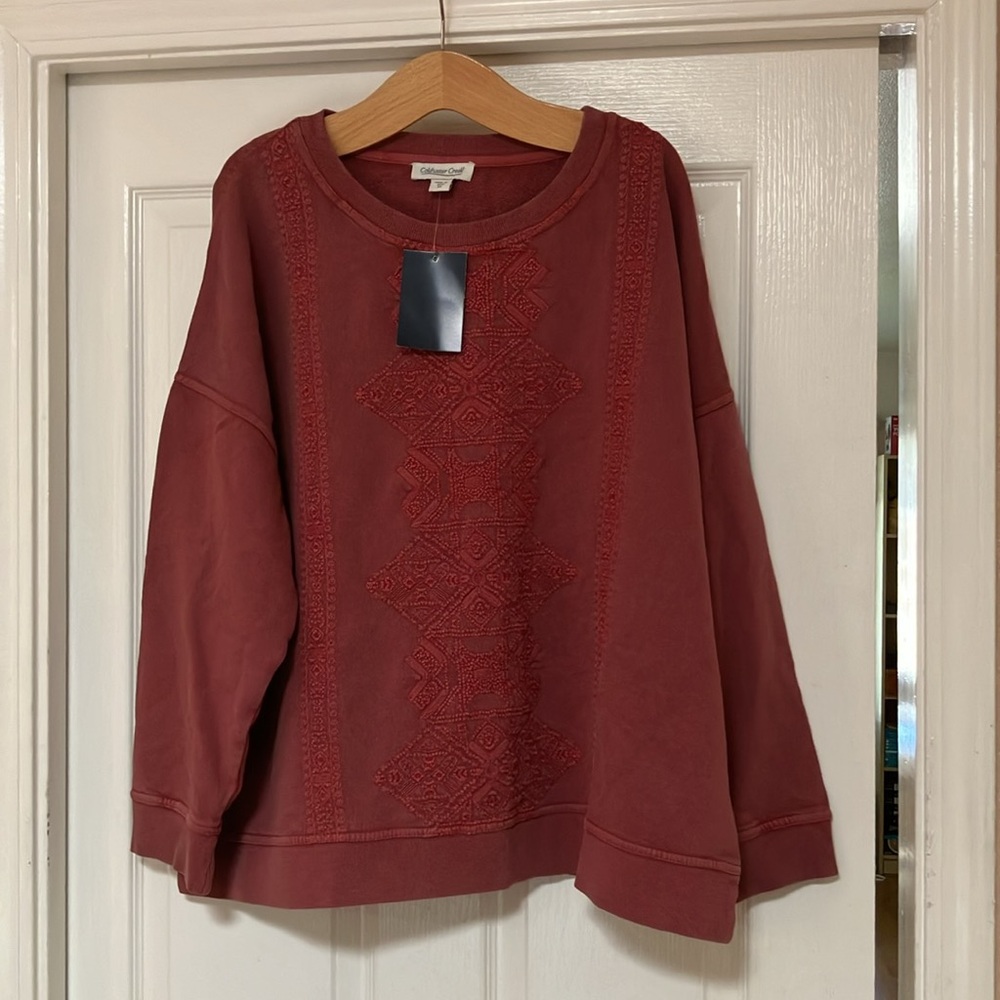 Coldwater Creek Women's Sweater 2X 18W 20W Rust Color - New with Tags